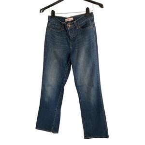 Levi's Women's Jeans 8 Blue 512 Bootcut Denim Perfectly Slimming High Rise